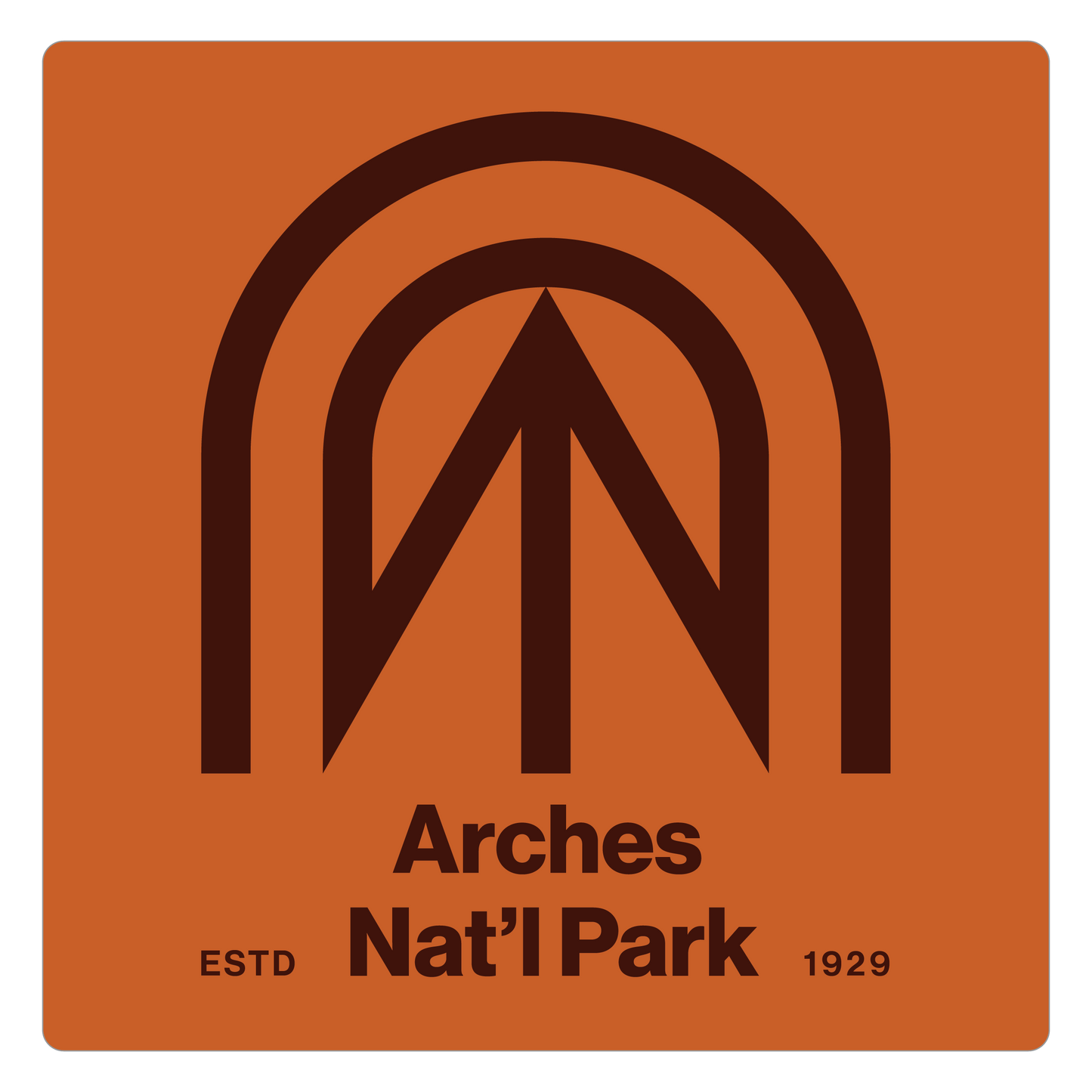 Arches National Park Sticker