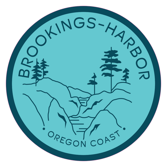 Brookings-Harbor 3.25" Sticker