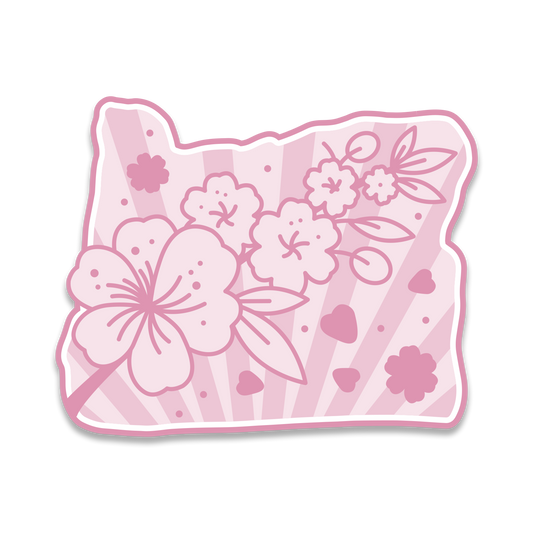 *NEW* Cherry Blossoms - 3.5" Vinyl Sticker