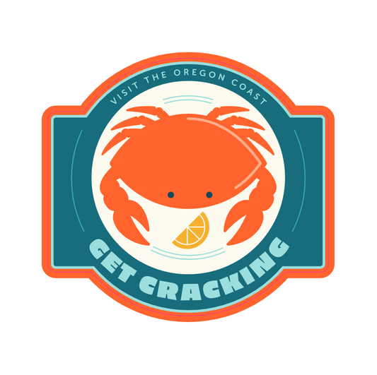 Get Cracking 3" Sticker