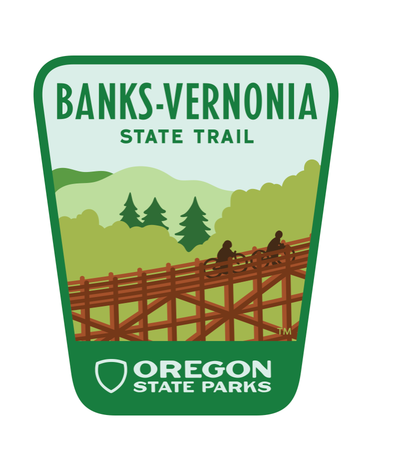 Banks Vernonia State Trail - OPRD Official - 1.25" Enamel Pins