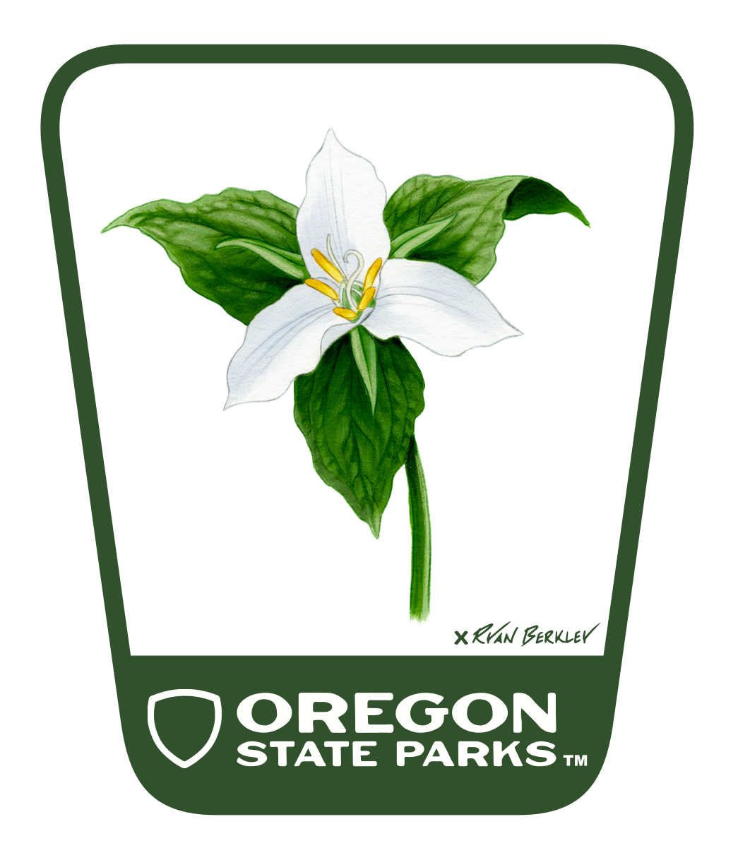 Ryan Berkley - Trillium  3.25" Weatherproof Sticker