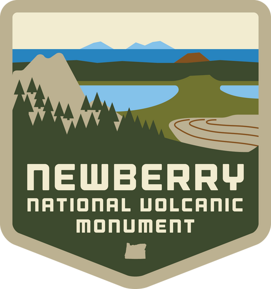 Newberry National Volcanic Monument - 1.25" Enamel Pin