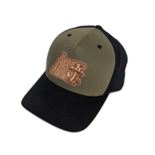 Wood Patch - Mushroom Snapback Hat