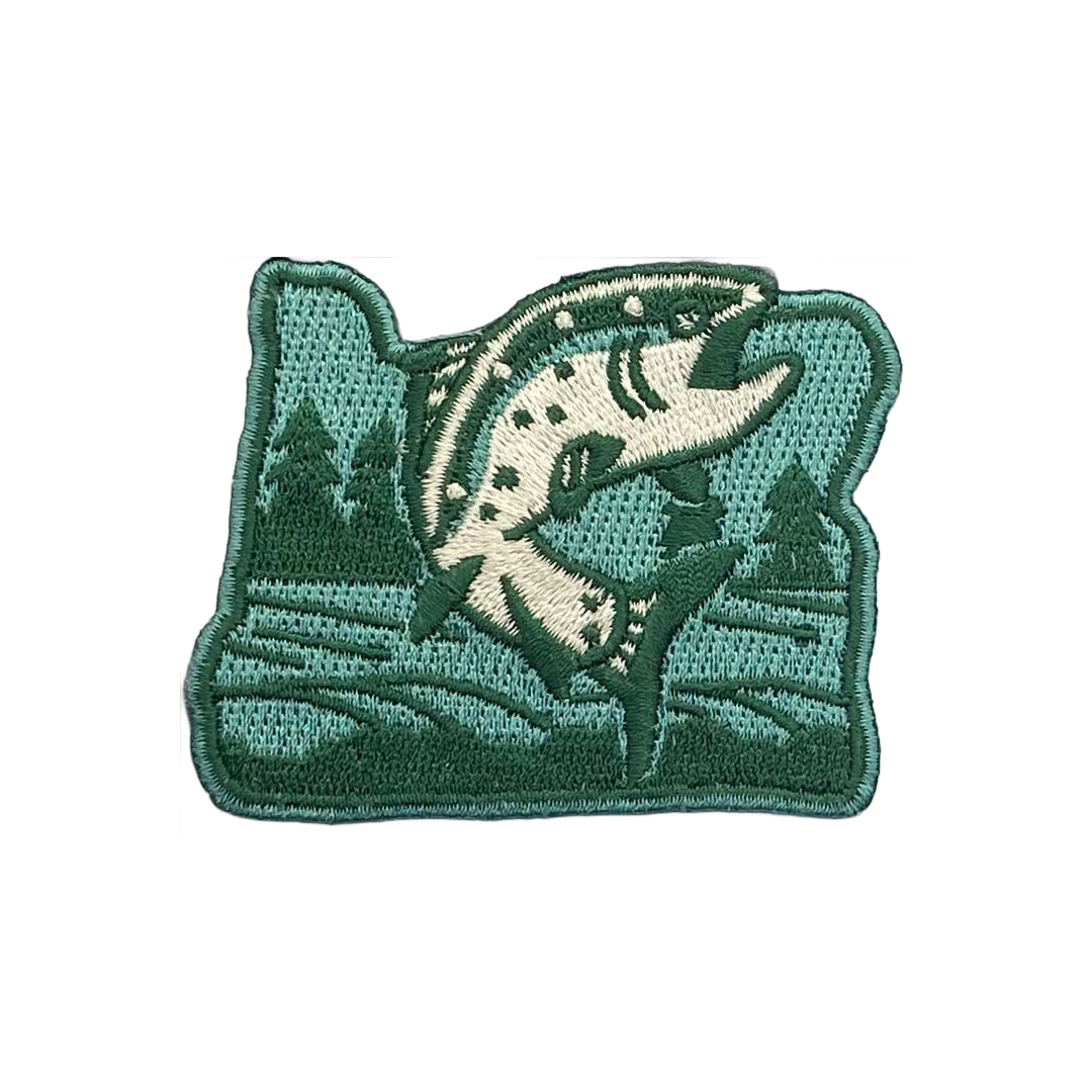 *NEW* Salmon - Embroidered Patch