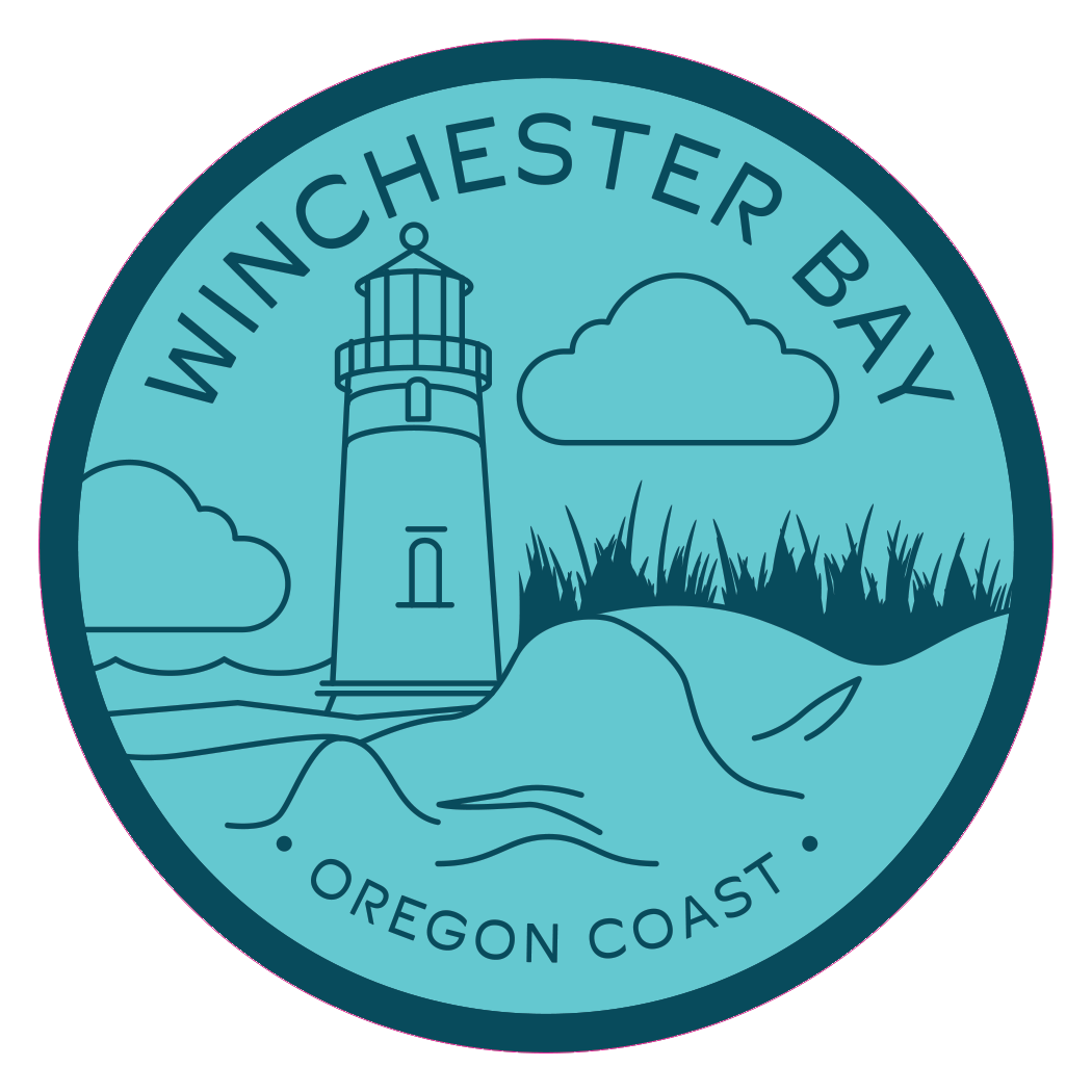 Winchester Bay 3.25" Sticker
