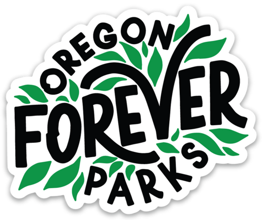 Oregon Parks Forever Leaf Enamel Pin