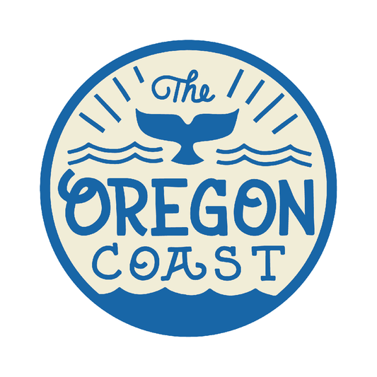 Whale's Tail - Oregon Coast - 3.5" Sticker